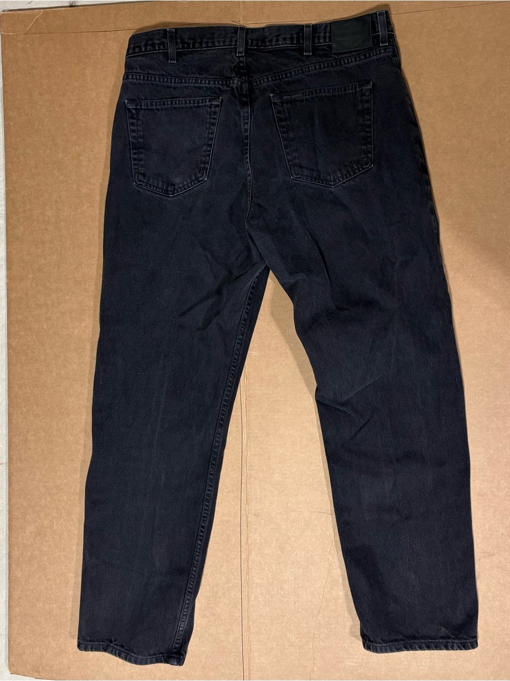 Retro 2008 Harley Davidson Genuine MotorClothes Black Denim Jeans Mens 40x32 Y2K - Picture 12 of 16